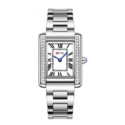 Reloj de Cuarzo para Parejas con Incrustaciones de Diamantes Retro - Image 10