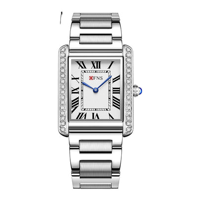 Reloj de Cuarzo para Parejas con Incrustaciones de Diamantes Retro - Image 13