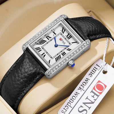 Reloj de Cuarzo para Parejas con Incrustaciones de Diamantes Retro - Image 14