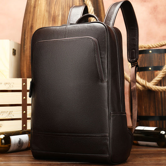 Mochila de Cuero Premium con Detalles en Árbol Colorido - Image 6