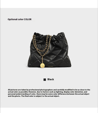 Bolso de Hombro Portátil de Gran Capacidad con Cadena para Mujer - Image 22