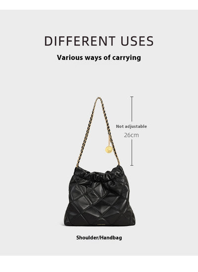 Bolso de Hombro Portátil de Gran Capacidad con Cadena para Mujer - Image 23