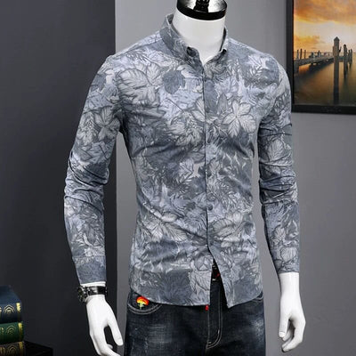 Camisa Estampada Casual para Hombre - Diseño Moderno y Versátil - Image 11