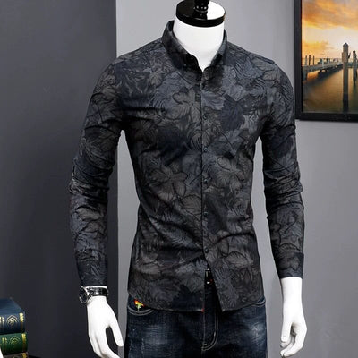 Camisa Estampada Casual para Hombre - Diseño Moderno y Versátil - Image 12