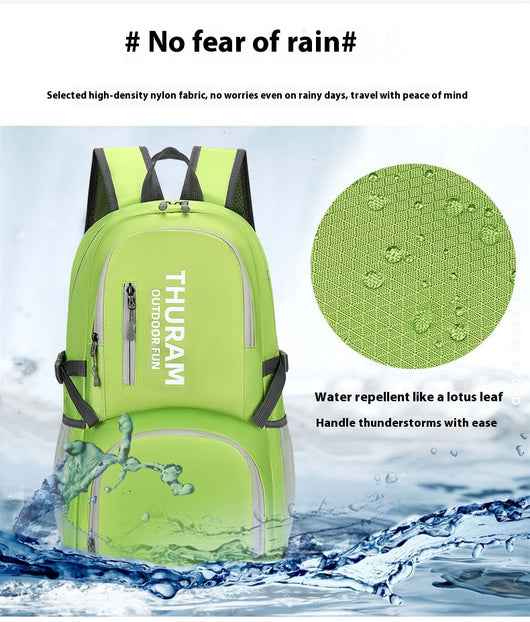 Mochila de Viaje Plegable de Gran Capacidad para Senderismo y Escalada - Image 12