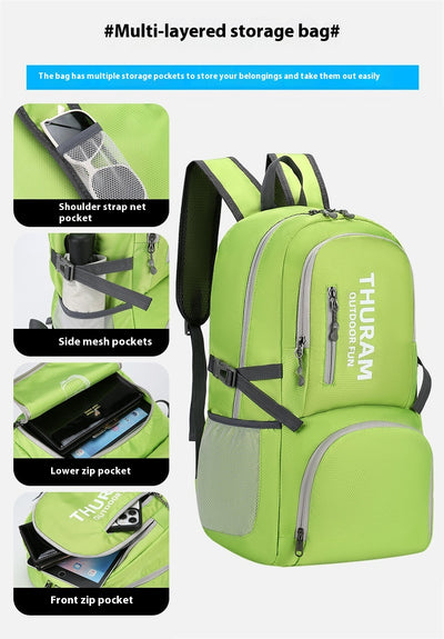 Mochila de Viaje Plegable de Gran Capacidad para Senderismo y Escalada - Image 24