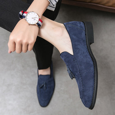 Zapatos de Cuero Ante Mate para Hombre - Estilo Moderno y Versátil - Image 17