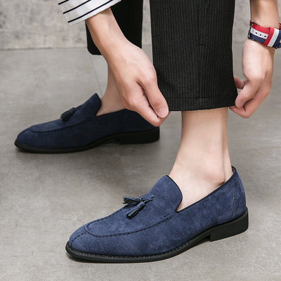 Zapatos de Cuero Ante Mate para Hombre - Estilo Moderno y Versátil - Image 19