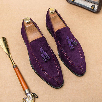 Zapatos de Cuero Ante Mate para Hombre - Estilo Moderno y Versátil - Image 22