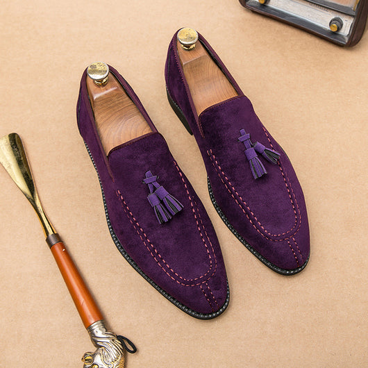 Zapatos de Cuero Ante Mate para Hombre - Estilo Moderno y Versátil - Image 22