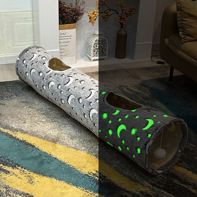 Túnel para Gatos con Efecto Luminoso Nocturno Dragón Rodante - Image 10
