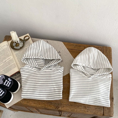 Mameluco Infantil con Capucha y Rayas Elegantes - Image 28