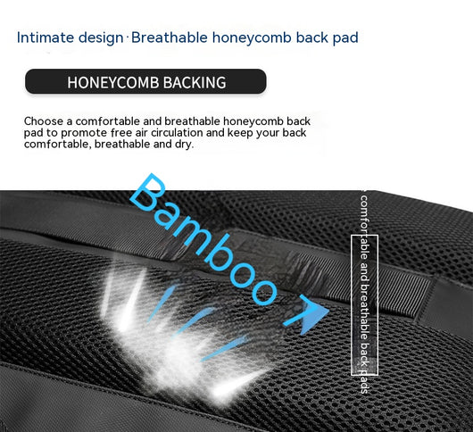 Mochila de Viaje Minimalista de Gran Capacidad Multifuncional para Hombre - Image 25