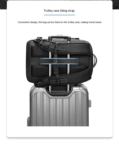 Mochila de Viaje Minimalista de Gran Capacidad Multifuncional para Hombre - Image 26