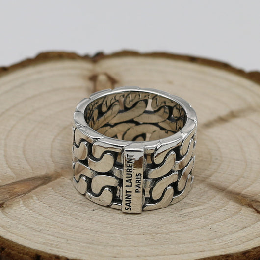 Anillos de Pareja Plata Tailandesa Retro - Diseño Creativo y Elegante - Image 9