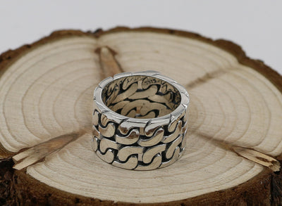 Anillos de Pareja Plata Tailandesa Retro - Diseño Creativo y Elegante - Image 11