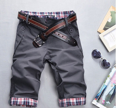 Pantalones Cortos Casuales de Cinco Puntos para Hombre - Image 9