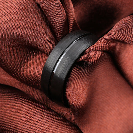 Anillo de Acero Titanio Negro Intenso - Image 10
