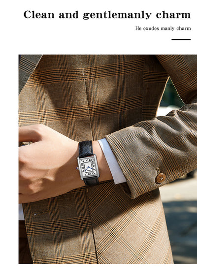 Reloj de Pareja Estilo Romano Resistente al Agua - Image 27