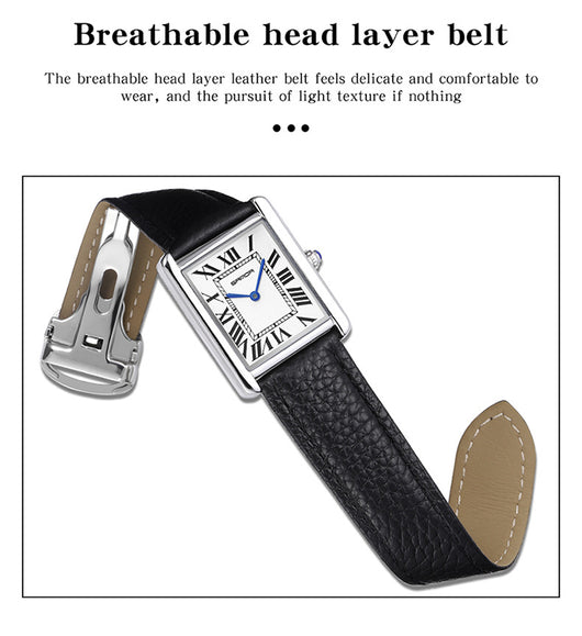 Reloj de Pareja Estilo Romano Resistente al Agua - Image 29
