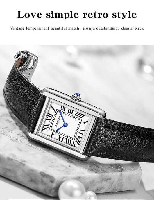 Reloj de Pareja Estilo Romano Resistente al Agua - Image 34