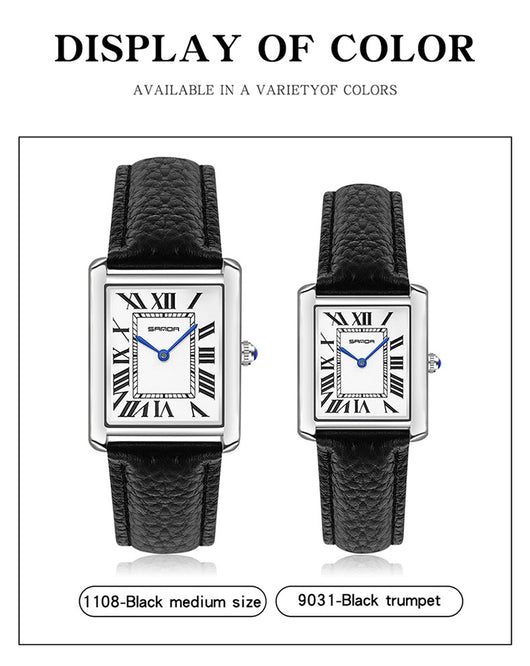 Reloj de Pareja Estilo Romano Resistente al Agua - Image 37