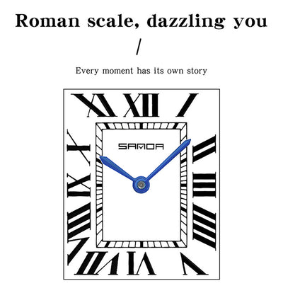 Reloj de Pareja Estilo Romano Resistente al Agua - Image 38