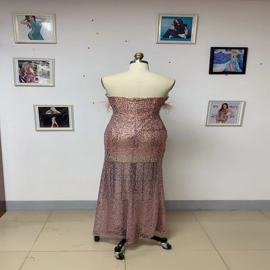 Vestido Tubo Lentejuelas Elegancia Temperamento Mujer - Image 13