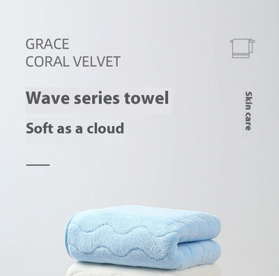 Toalla Facial de Microfibra Coral - Suave y Absorbente - Image 18