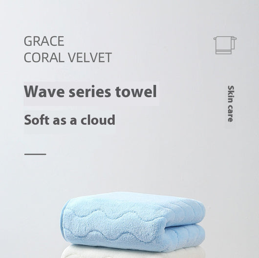 Toalla Facial de Microfibra Coral - Suave y Absorbente - Image 18