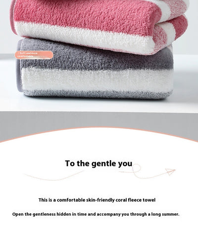 Toalla Facial de Microfibra Coral - Suave y Absorbente - Image 19