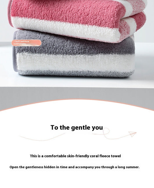 Toalla Facial de Microfibra Coral - Suave y Absorbente - Image 19