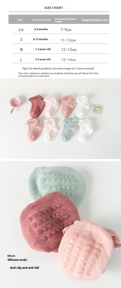 Calcetines de Algodón Antideslizantes para Niños - Otoño e Invierno - Image 24