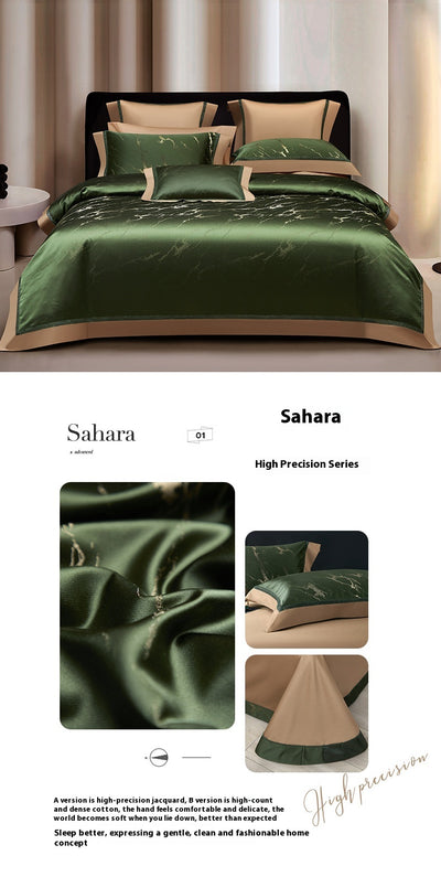 Juego de Cama Jacquard de Precisión Silk Town - 4 Piezas - Image 12