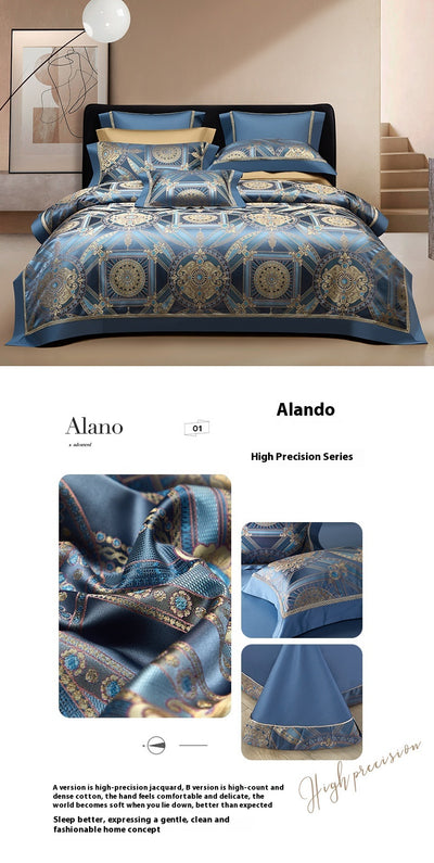 Juego de Cama Jacquard de Precisión Silk Town - 4 Piezas - Image 14