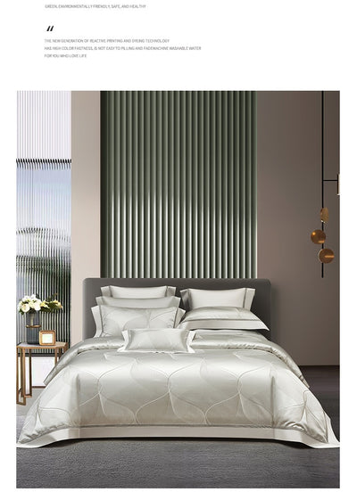 Juego de Cama Jacquard de Precisión Silk Town - 4 Piezas - Image 18