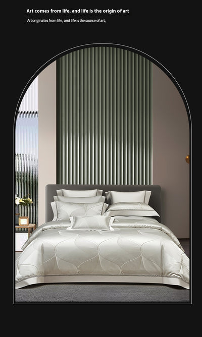 Juego de Cama Jacquard de Precisión Silk Town - 4 Piezas - Image 19