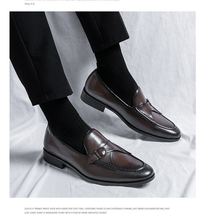 Zapatos de Cuero Premium con Cierre Fácil para Hombre - Image 28