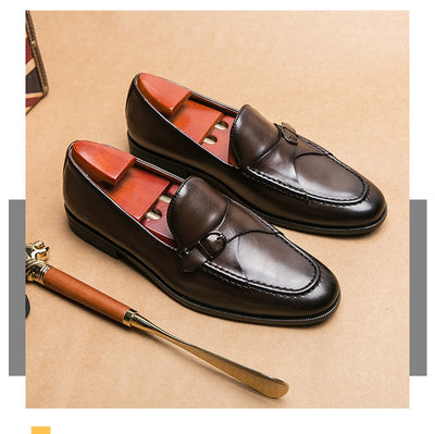 Zapatos de Cuero Premium con Cierre Fácil para Hombre - Image 29