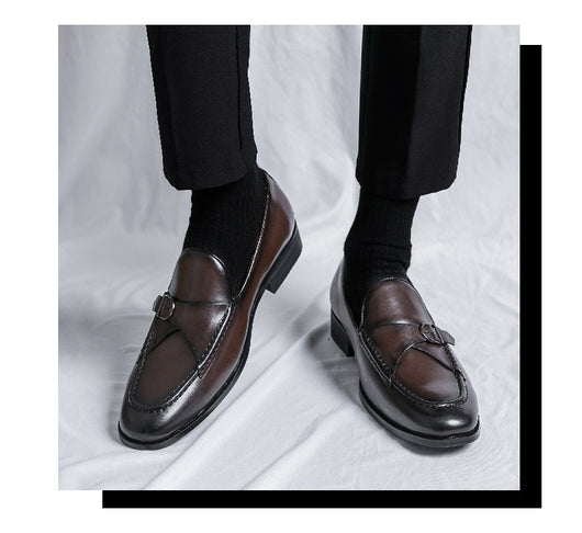 Zapatos de Cuero Premium con Cierre Fácil para Hombre - Image 30