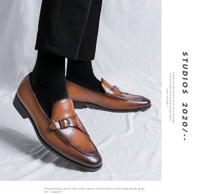 Zapatos de Cuero Premium con Cierre Fácil para Hombre - Image 38