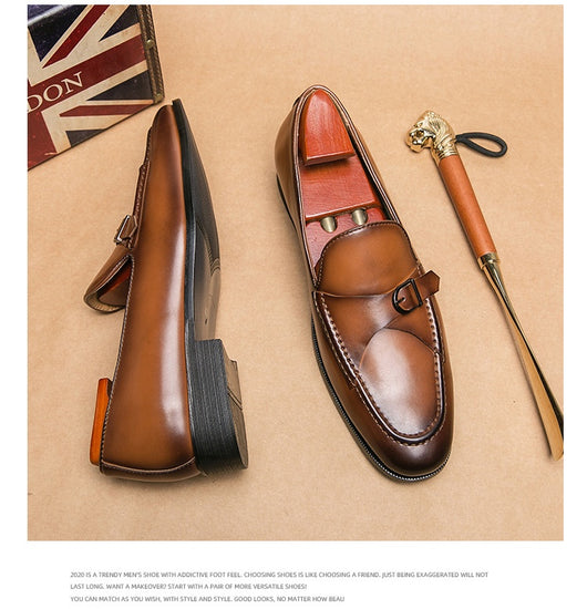 Zapatos de Cuero Premium con Cierre Fácil para Hombre - Image 42