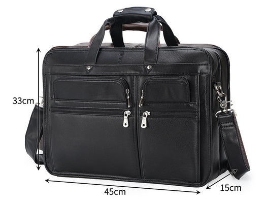 Maletín Ejecutivo de Cuero Genuino para Laptop 17 Pulgadas - Image 18