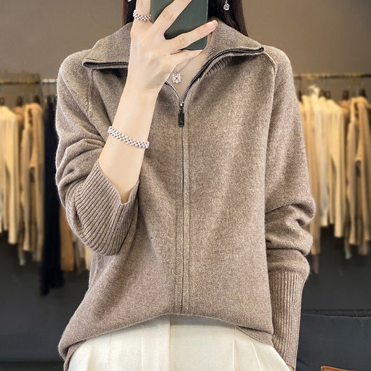 Cardigan de Lana Cuello Alto para Mujer - Colección Otoño Invierno - Image 18