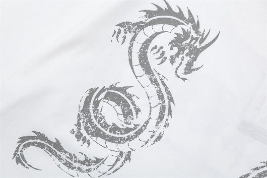 Playera Dragón Zodiacal Estampada Manga Corta para Hombre - Image 22