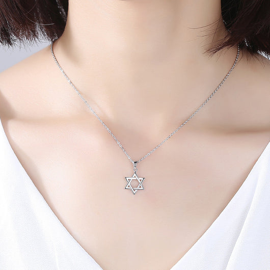 Dije Hexagrama en Plata S925 - Símbolo de Protección y Equilibrio - Image 8