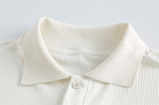 Polo Manga Corta con Bordado de Conejo para Hombre - Image 21
