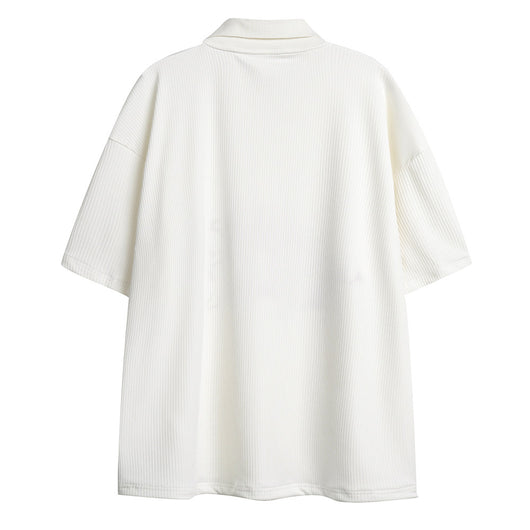 Polo Manga Corta con Bordado de Conejo para Hombre - Image 23