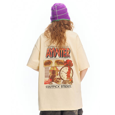 Playera Calavera Ardiente Unisex - Image 29