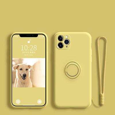 Funda de Silicona Líquida con Soporte de Anillo Integrado - Image 11
